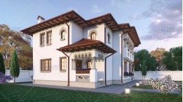 Proiect casa traditionala parter + etaj (180 mp) - Resedinta Florescu